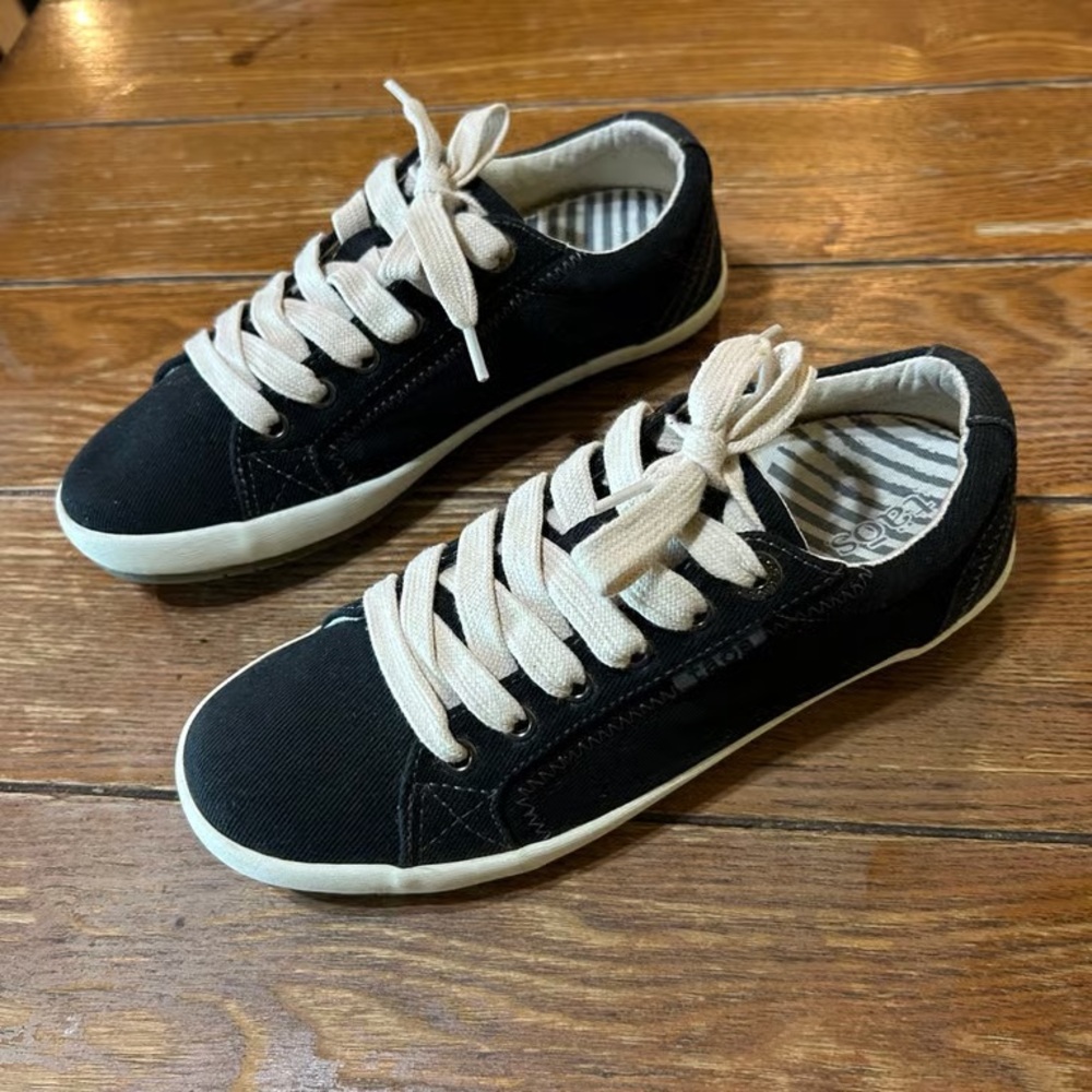 Kids Black and White Sneakers